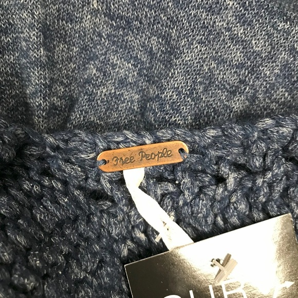 Free People Marled Knit Sweater Halter Top Tunic - Size Small - Picture 7 of 7